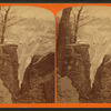 Looking through cleft in Prospect Rock.