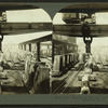 Yards, showing moulds and travelling crane, steel works, Pittsburg, Pa., U.S.A.
