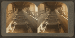 Inside conveyer line which conveys coal from shute at top of shaft up into breaker, Scranton, Pa., U.S.A.