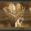Inside conveyer line which conveys coal from shute at top of shaft up into breaker, Scranton, Pa., U.S.A.