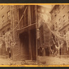 Ice scenes at the burning of Jayne's building, Chestnut Street, Philadelphia.
