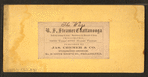 The ways. U.S. Steamer Chattanooga. Hull by Cramp & Sons, machinery by Merrick & Sons, Philadelphia.