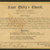 Saint Philip's Church, (Protestant Episcopal). Vine Street, north side, above Eighth Street, Philadelphia.