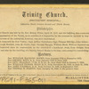 Trinity Church, (Protestant Episcopal). Catharine Street, between Second and Third Streets, Philadelphia.