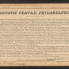 New Masonic Temple, Philadelphia. Egyptian room, west.