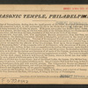New Masonic Temple, Philadelphia. Norman room, east.