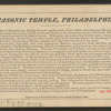 New Masonic Temple, Philadelphia. Grand Chapter room, east.