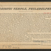 New Masonic Temple, Philadelphia. Grand Chapter room, east.