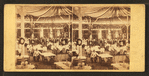 The large dining room.