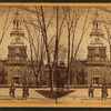 Rear of Independence Hall. (With two boys on tricycles.)