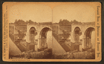 View in Fairmount Park. New York R.R. bridge.