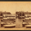 Park boat house and river, Fairmount Park.