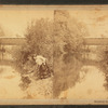 View of a covered bridge.