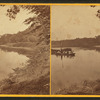 Steamboat landing Laurel Hill Cemetery on the Schuylkill River near Philadelphia.