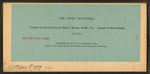 The River Schuylkill. Coroner of the Fairmount Waterworks, Phila., Pa., inquest of dead cattle.