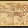 War canoe and models, U.S. Gov't building.