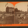 The Centennial. Instantaneous view of Elm Avenue, Philadelphia, July 4th, 1876.