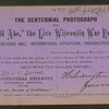 The Centennial photograph of "Old Abe," the live Wisconsin war eagle. Agricultural Hall, (International exposition), Philadelphia, 1876.