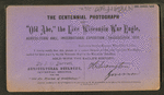 The Centennial photograph of "Old Abe," the live Wisconsin war eagle. Agricultural Hall, (International exposition), Philadelphia, 1876.