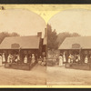 Log cabin in "ye olden times."