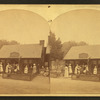 Log cabin in "ye olden times."