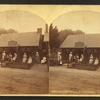 Log cabin in "ye olden times."