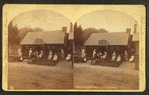 Log cabin in "ye olden times."