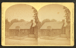 Log cabin in "ye olden times."