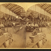 War canoe and models, U.S. Gov't building.
