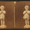 Sculpture "The forced prayer."