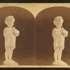 Sculpture "The forced prayer."