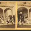 Family gathering in the front porch.