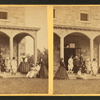 Family gathering in the front porch.