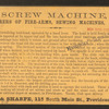 Screw Machine, for Manufacturers of Fire-Arms, Sewing Machines and Machinists.
