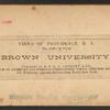 Brown University.