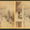 View of a group of people on porch.