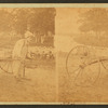 Vendor with a cart, Rocky Point , R.I.