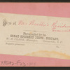 View of Mrs. Beatties' residence, Greenville, S.C.