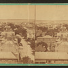 Bird's-eye [view] from St. Michael's - looking west - Chiclom's rice mill in the distance.