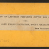 View of laborers preparing cotton gins - on Alex. Knox's plantation, Mount Pleasant, near Charleston, S.C.