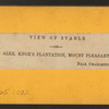 View of stable, on Alex. Knox's plantation, Mount Pleasant, near Charleston, S.C.