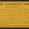 The palmetto tree, Charleston, S.C.