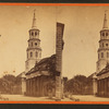 Corner of Broad and Meeting Streets, showing St. Michael's Church, Charleston, S.C.