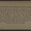 Crude oil stills and can factory, Port Arthur Texas, U.S.A..