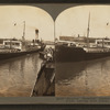 Steamer "Rosalind" loaded with oils for export trade, leaving Port Arthur, Texas, U.S.A..