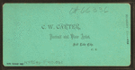 First bullion from Little Cottonwood Canyon. August 1870.