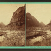 Little Zion Valley, south end. Headwaters, Rio Virgin.