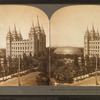 Mormon Temple and Tabernacle, Salt Lake City, Utah.