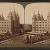 The pride of the Mormons, the Temple, Salt Lake City, Utah.