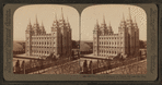 The pride of the Mormons, the Temple, Salt Lake City, Utah.